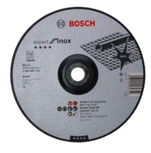 Bosch Sidosrakenteinen PRO Stainless Steel and Metal -katkaisulaikka, 230 x 1,9 x 22,23 mm, syvennetty keskus