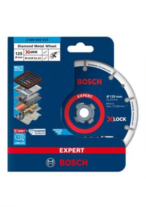Bosch EXPERT Diamond Metal Wheel X-LOCK -katkaisulaikka, 125 x 22,23 mm