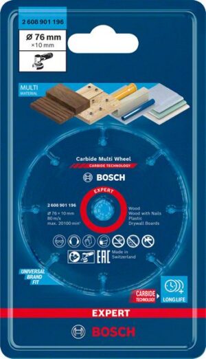 Katkaisulaikka Bosch GWS 12V-76 ø76 mm 10/1 mm