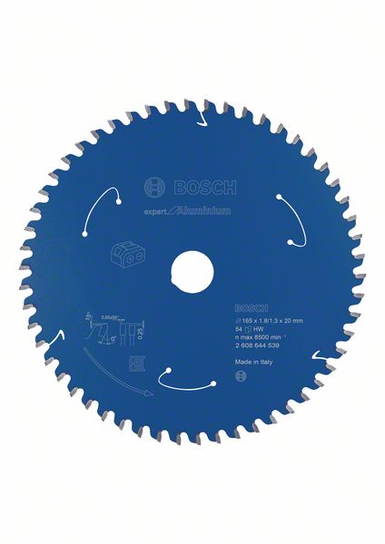 Bosch Expert Expert for Aluminium 165x20x1.8/1.3x54T