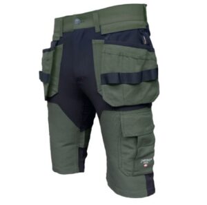 Pesso TITAN -stretch riipputaskushortsit, vihreä<