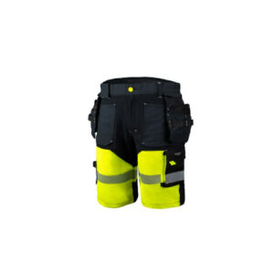 Stretch Plus Rewelly -shortsit musta/keltainen