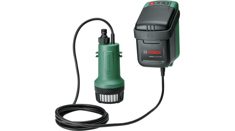 Bosch Green akkukäyttöinen vesipumppu GardenPump 18V-2000 litraa tunnissa (solo)