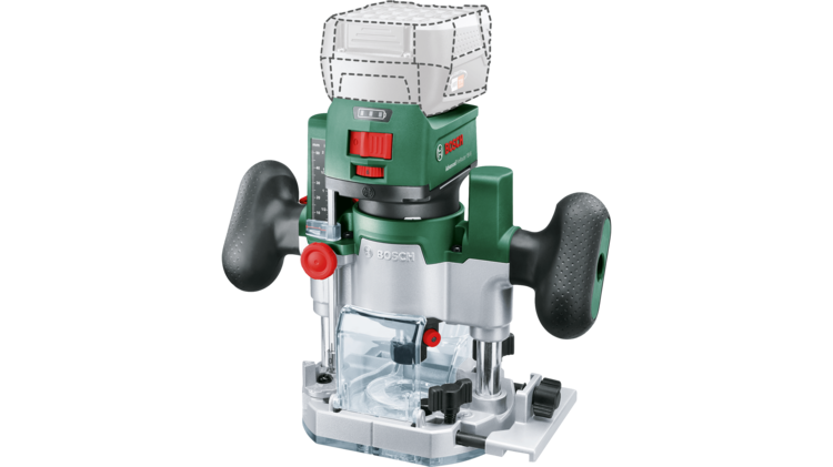 Bosch Green akkukäyttöinen jyrsinpaketti AdvancedTrimRouter 18V-8