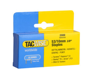 Nitojankannat 53/10 mm (2000 kpl/pakkaus) Tacwise