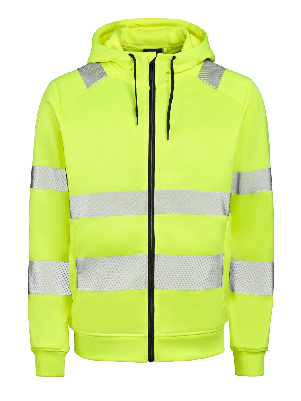 GESTO Essential G237 Hi-Vis huppari täysvetoketjulla, keltainen
