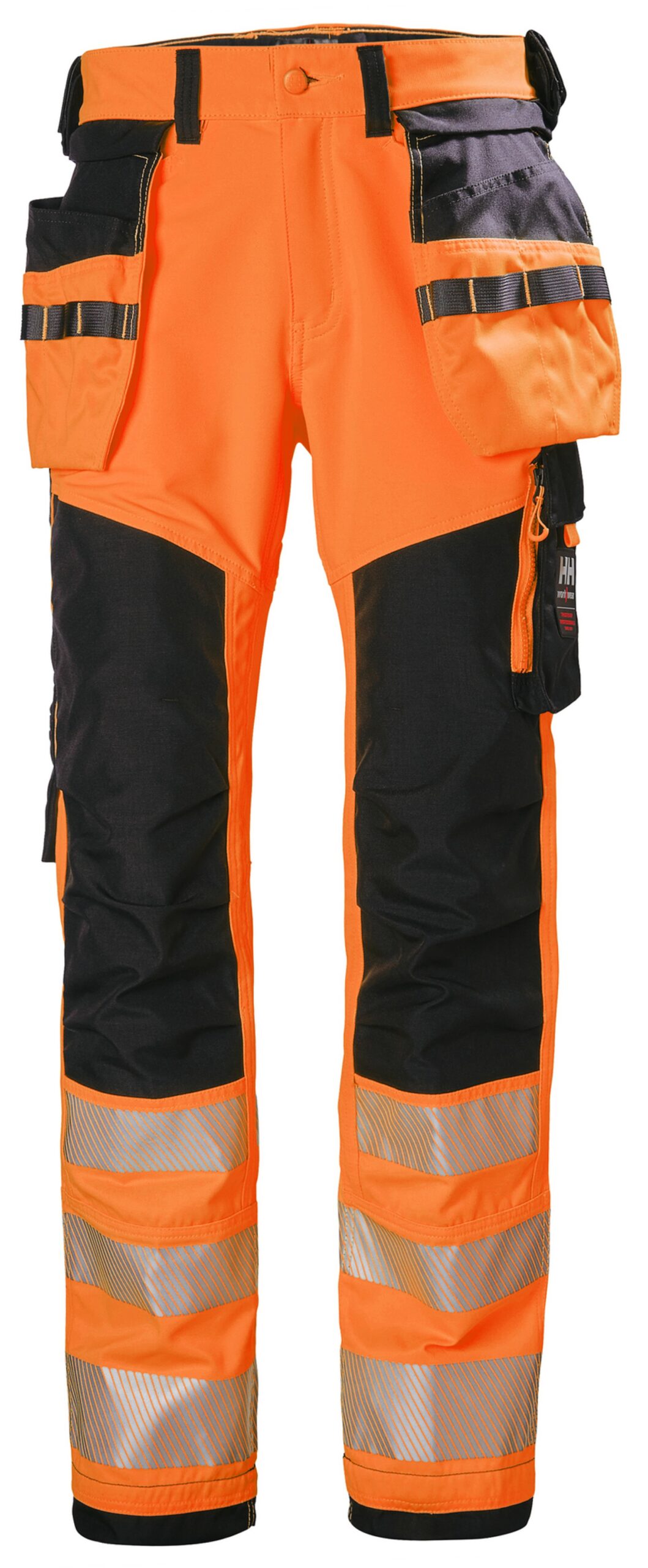 Helly Hansen ICU HI-VIS luokan 2 housut reisitaskuilla, oranssi