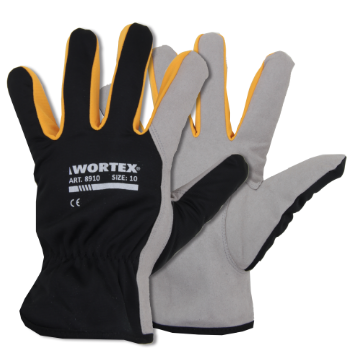 Wortex kestävät synteettisestä nahasta valmistetut työkäsineet
