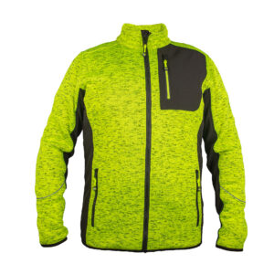 HW River Hi-Vis neulottu takki, keltainen