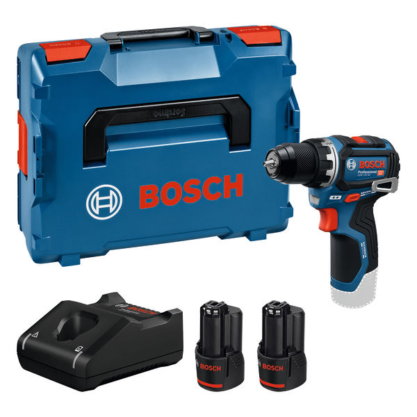Akkuporakone Bosch GSR 12V-32, GAL 12V-40, 2x3.0Ah, L-BOXX