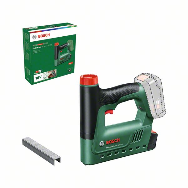 Akkusinkiläpistooli Bosch Green UniversalTacker18V-14solo Aku-