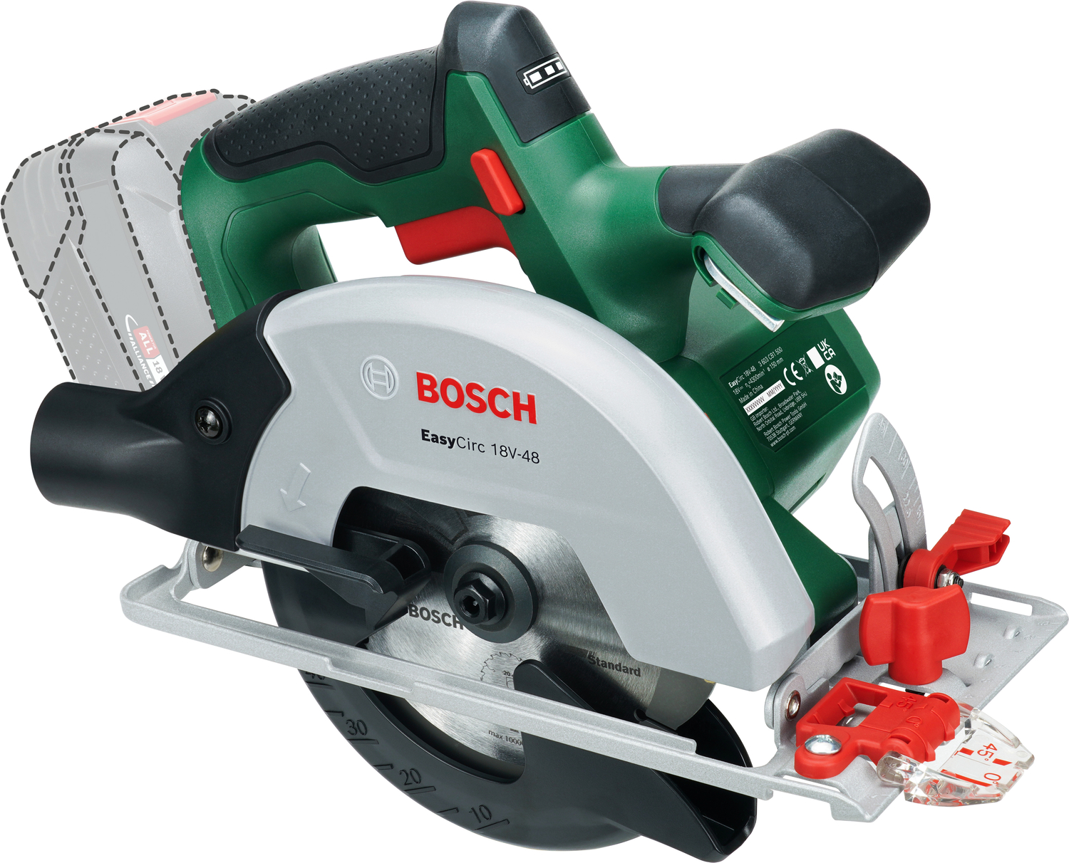 Akkupyörösaha Bosch Green EasyCirc 18V-48, SOLO