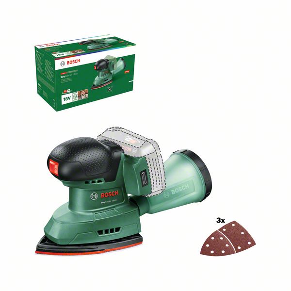 Akkuyhdistelmähiomakone Bosch Green EasySander 18V-8, SOLO