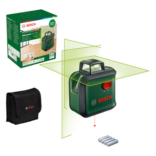 Ristilinjalaser Bosch Green AdvancedLevel 360