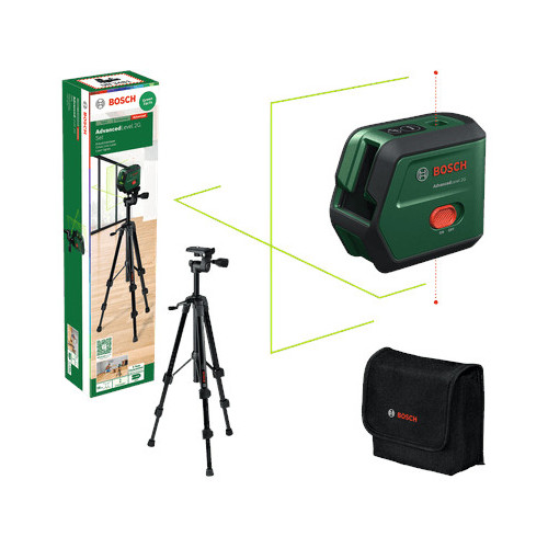 Ristilinjalaser Bosch Green AdvancedLevel 2G