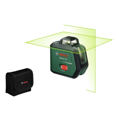 Ristilinjalaser Bosch Green PLL360-15G