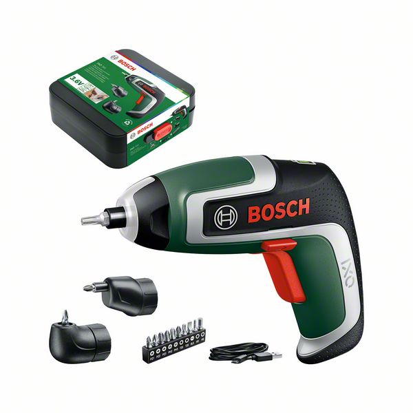 Akkuruuvinväännin, sarja Bosch Green IXO 7 2 adapt
