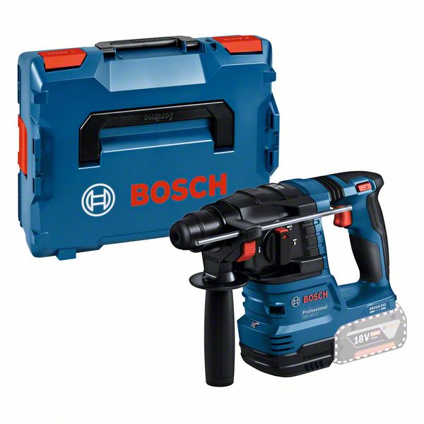 Akkuporavasara, SDS plus -kiinnitys Bosch GBH 18V-22, SOLO, L-BOXX