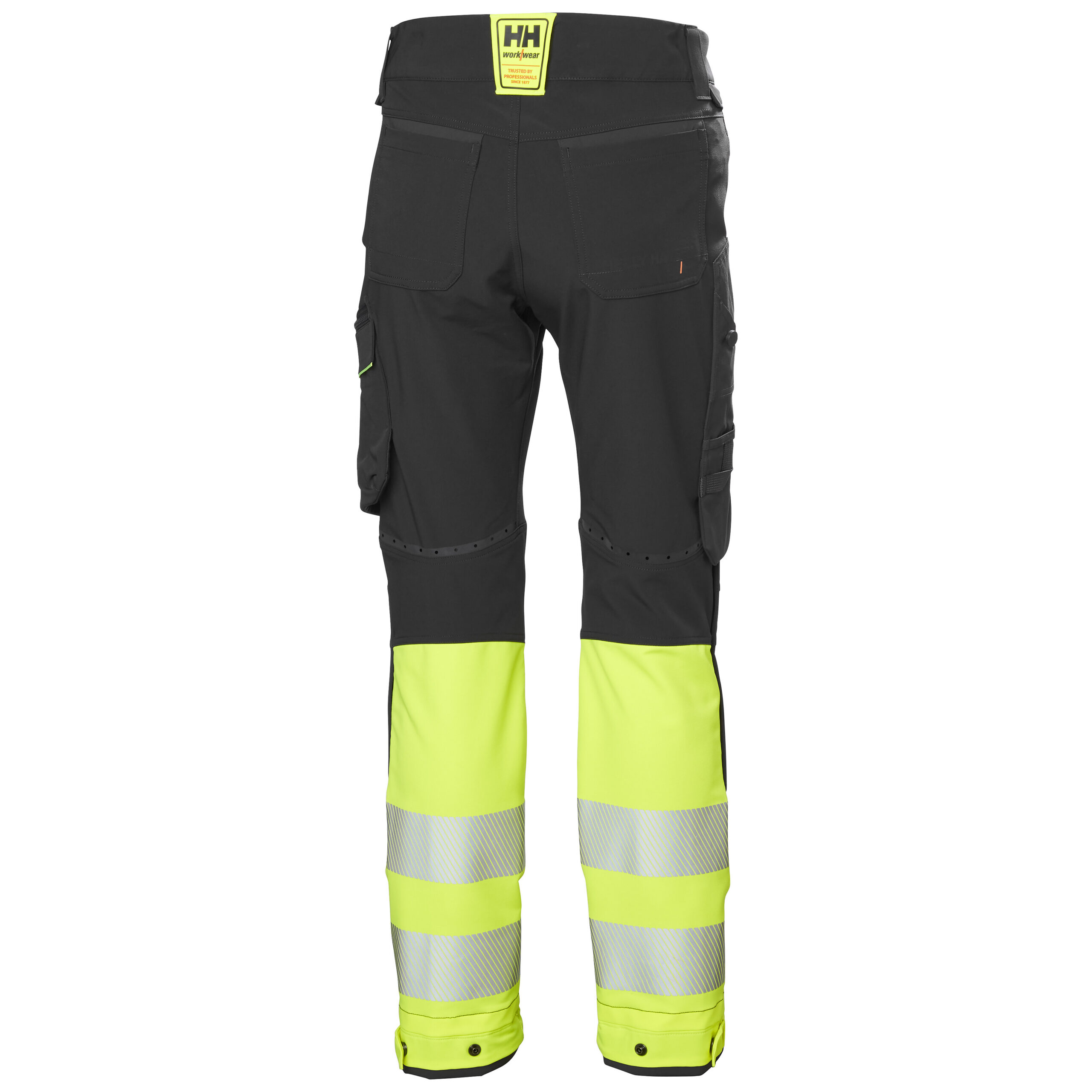 Housut Helly Hansen ICU BRZ CNCT, HIVIS luokka 1, keltainen/tummanharmaa - Image 2