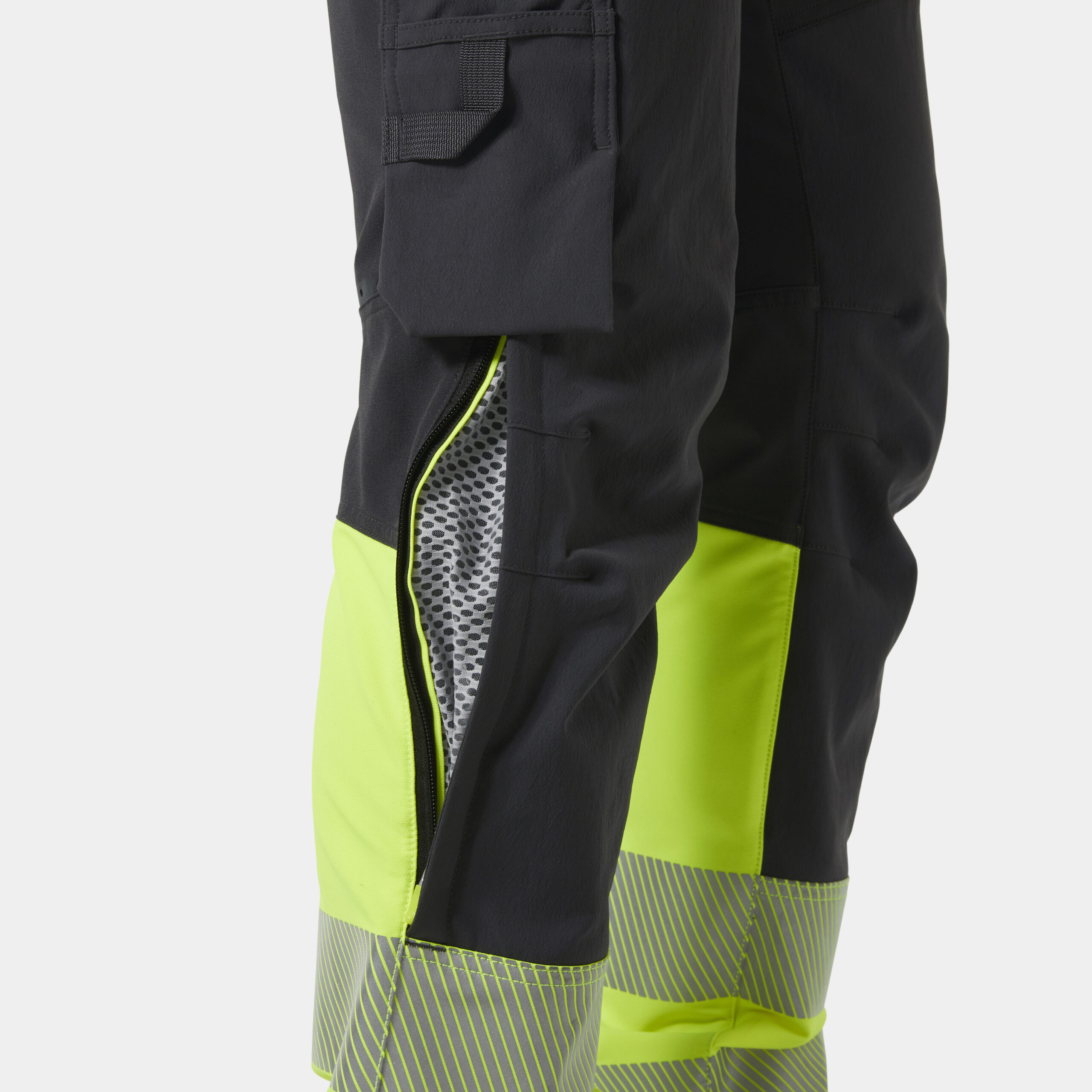 Housut Helly Hansen ICU BRZ CNCT, HIVIS luokka 1, keltainen/tummanharmaa - Image 3