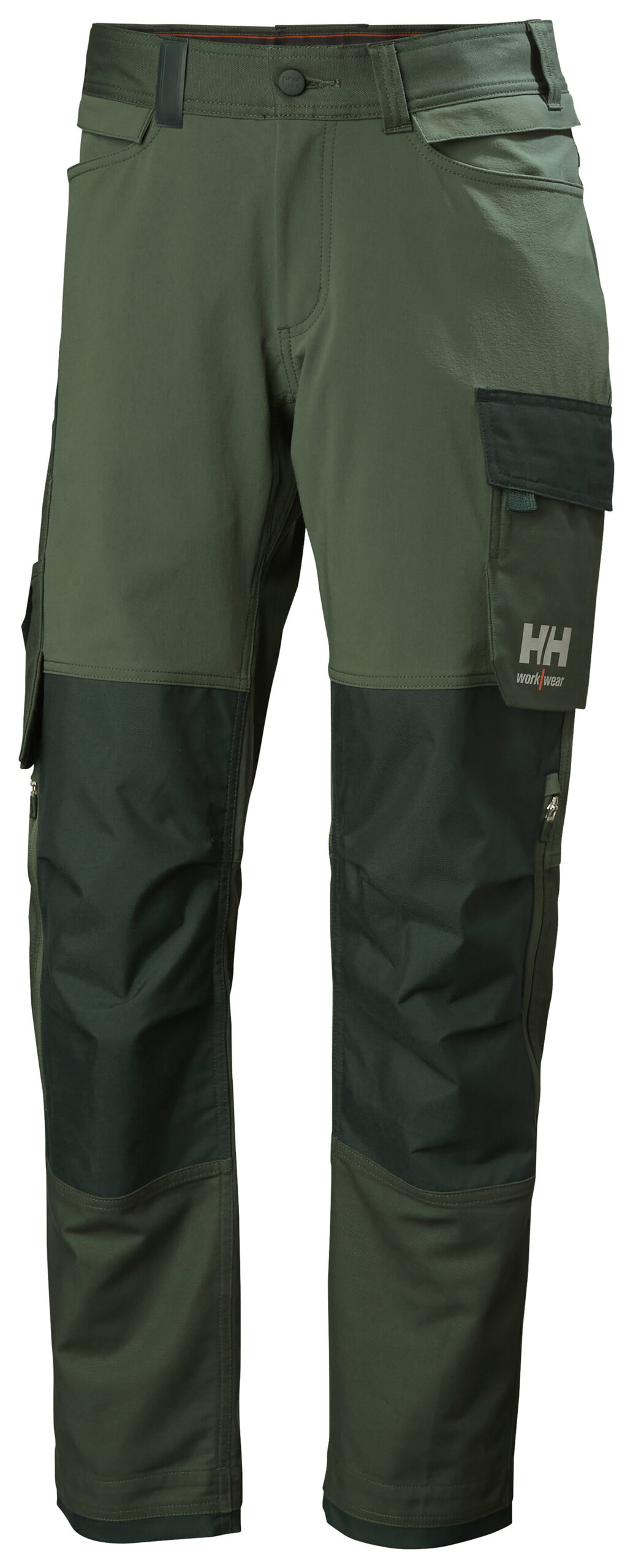 Housut Helly Hansen Oxford 4X CNCT, kuusenvihreä/tumma kuusenvihreä