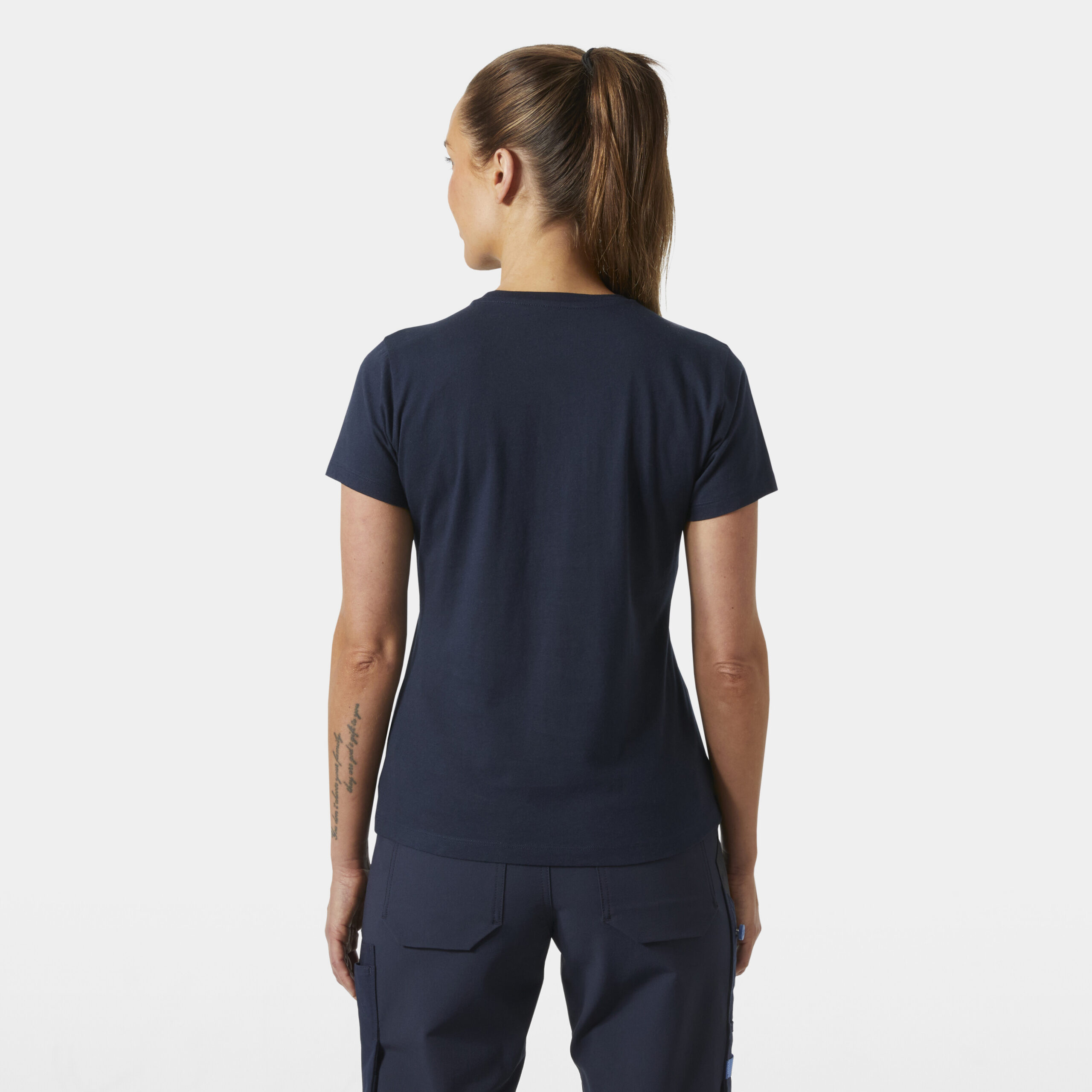 Naisten T-paita Helly Hansen Classic 2.0, laivastonsininen - Image 2