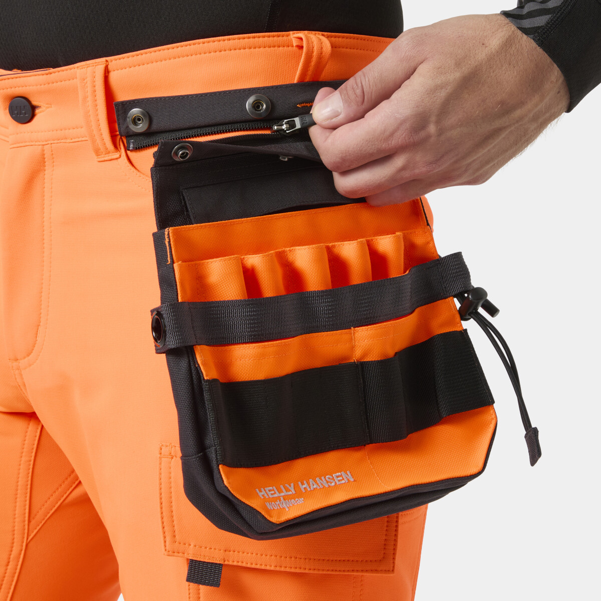 Sähkömiehen työkalutasku Helly Hansen CNCT Hi Vis, oranssi/tummanharmaa - Image 2