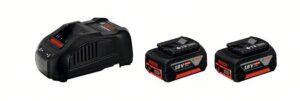 Aloituspaketti Bosch GBA 18V, GAL 1880CV, 2x5.0Ah