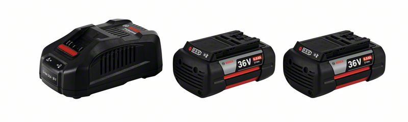 Aloituspaketti Bosch GBA 36V, GAL 3680CV, 2x6.0Ah