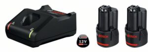 Aloituspaketti Bosch GBA 12V, GAL 12V-40, 2x2.0Ah