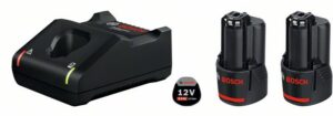 Aloituspaketti Bosch GBA 12V, GAL 12V-40, 2x3.0Ah