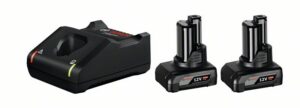 Aloituspaketti Bosch GBA 12V, GAL 12V-40, 2x6.0Ah