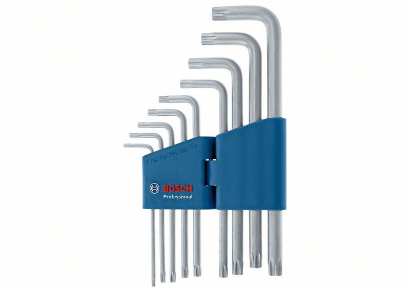 Bosch Kuusiokoloavain Torx, 9 kpl