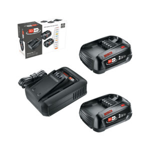 Aloituspakkaus Bosch Green Starter Set 18V, AL18V-44, 2x2.5Ah