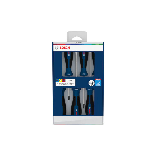 Bosch Ruuvimeisselisarja PH/TX/SL, 6 kpl