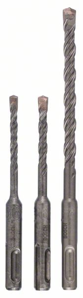 Bosch 3-osainen SDS plus-5 -poravasaranteräsarja, 5/6/8 mm