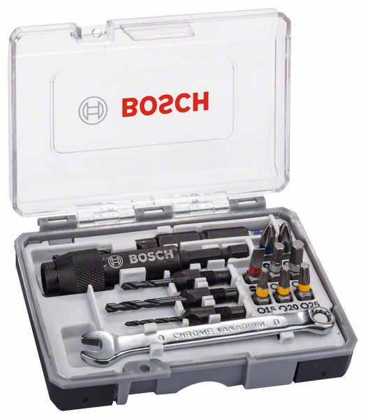 Bosch Extra Hard -ruuvinväänninkärkisarja terillä ja jakoavaimella, 20 kpl