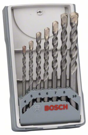 Bosch 7-osainen CYL-3-betoniporanteräsarja, 4/5/6/6/7/8/10 mm