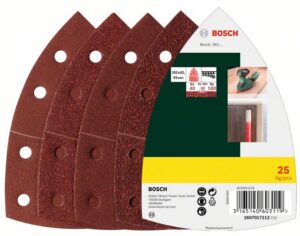Hiomapaperit Bosch 11 reikää 102x62,93 mm, 25 kpl, karkeus K40/80/120/180