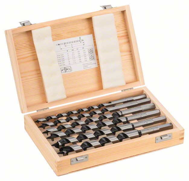 Bosch PRO Wood -spiraaliporanteräsarja, L235, 6 osaa