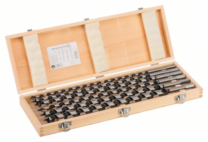 Bosch PRO Wood -spiraaliporanteräsarja, L450, 6 osaa