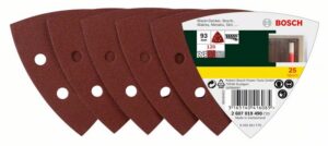 Delta-hiomapaperit Bosch, 25 kpl, karkeus K 120