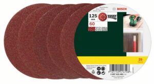 Hiomapaperi Bosch ø125 mm, K60, 25 kpl