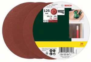Hiomapaperi Bosch ø125 mm, 25 kpl