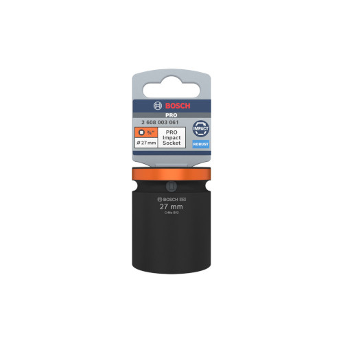 Bosch PRO Impact Socket -hylsy, 3/4", 27 mm, Standard