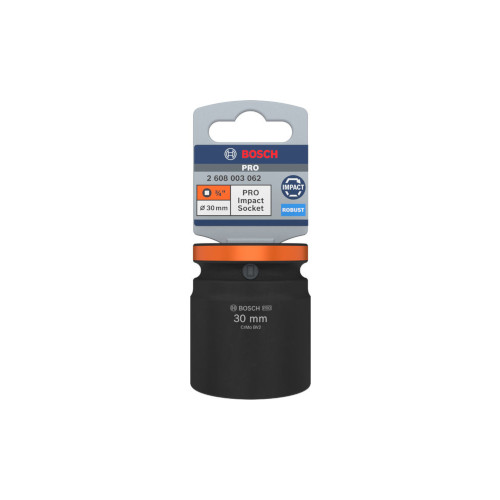 Bosch PRO Impact Socket -hylsy, 3/4", 30 mm, Standard
