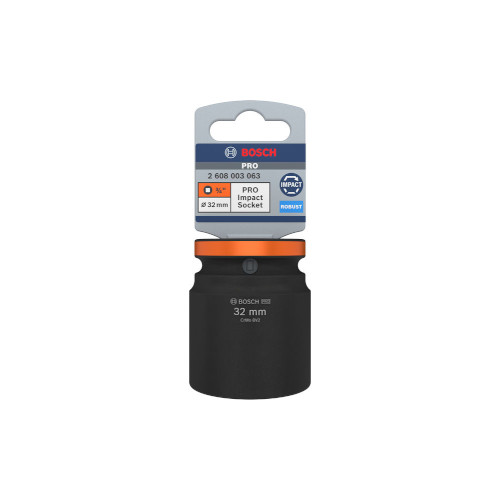 Bosch PRO Impact Socket -hylsy, 3/4", 32 mm, Standard