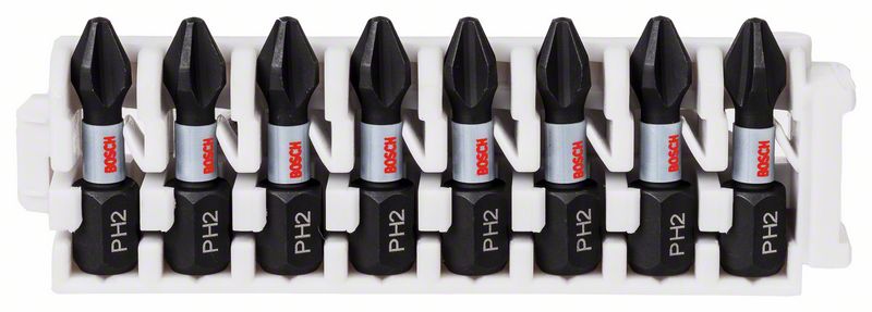 Bosch PRO Phillips Impact -kärki, PH2, 25 mm, 8 kpl