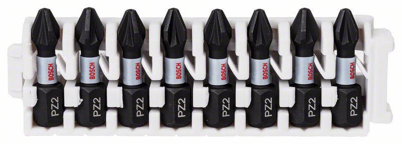 Bosch PRO Pozidriv Impact -kärki, PZ2, 25 mm, 8 kpl