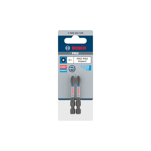 Bosch PRO Phillips Impact -kärki, PH2, 55 mm, 2 kpl